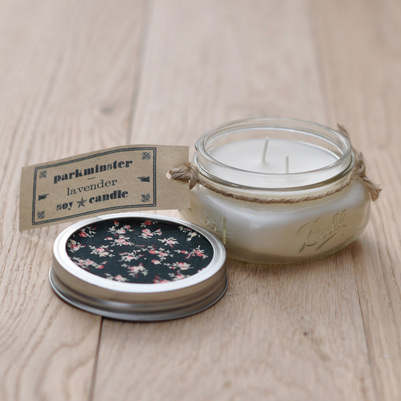 GlassCandles Parkminster Products Soy Wax Candle Lavender